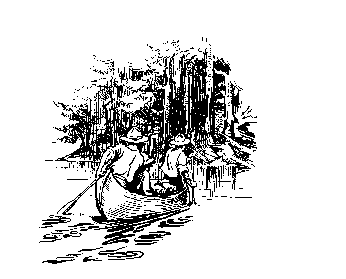 Baden Powell canoeing sketch