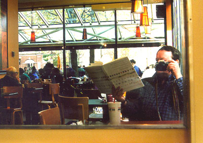 One day we had lunch at a restaurant opposite Harvard Yard